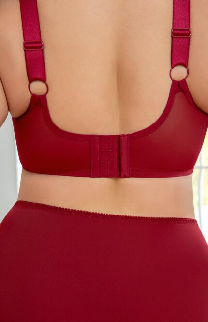 Miss Curvy Minimizer Plus Size Full Coverage Underwire Bra Curvy Women Smooth Mesh Panel - Image 5