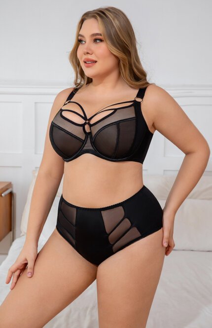 MissCurvaty Minimizer Bras for Women Full Coverage Non Padded Sexy Supportive Plus Size Underwire Push Up Bras - Image 4