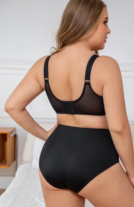 MissCurvaty Minimizer Bras for Women Full Coverage Non Padded Sexy Supportive Plus Size Underwire Push Up Bras - Image 5