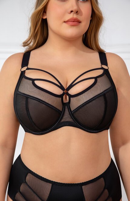 MissCurvaty Minimizer Bras for Women Full Coverage Non Padded Sexy Supportive Plus Size Underwire Push Up Bras - Image 7