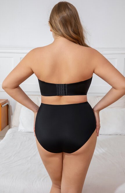 MissCurvy Minimizer Strapless Plus Size Bras for Women Full Coverage Underwire Non-Slip Support Bra - Image 3