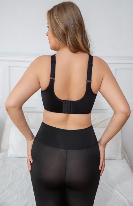Miss Curvy Minimizer Sport Bras for Women Full Coverage Plus Size Underwire Push Up High Impact Breathable Mesh Athletic Bra - Image 3