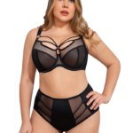 MissCurvaty Minimizer Bras for Women Full Coverage Non Padded Sexy Supportive Plus Size Underwire Push Up Bras